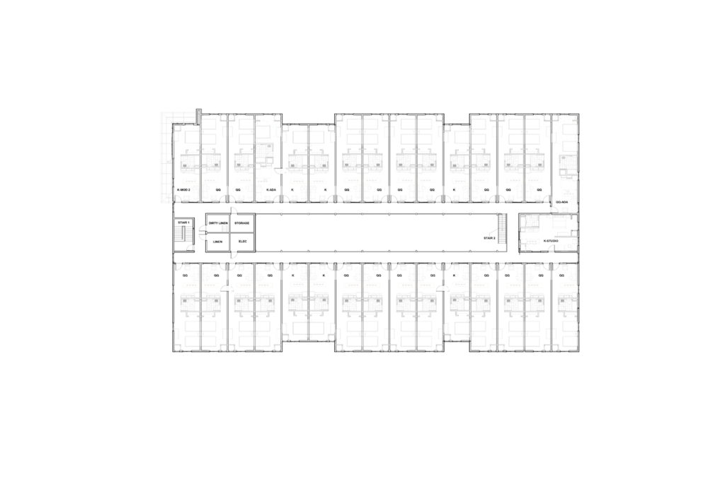 2-Story, 59 room Floorplan, Level 2