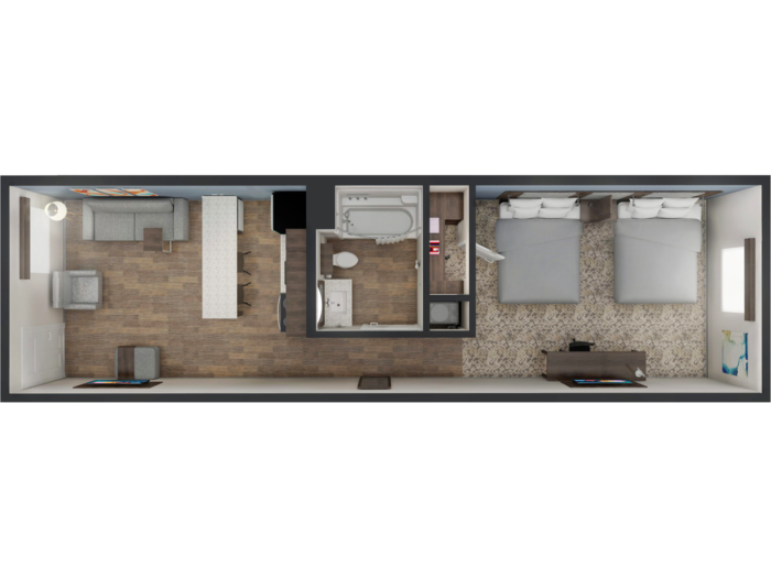 Layout of Double Queen