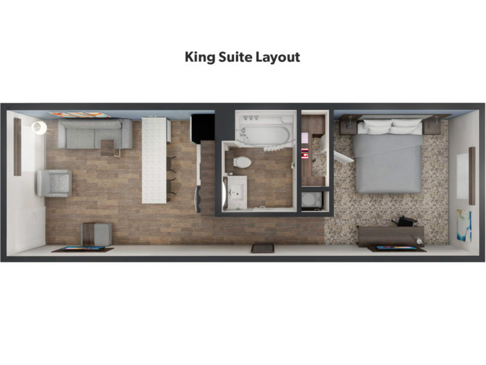 King Suite Layout