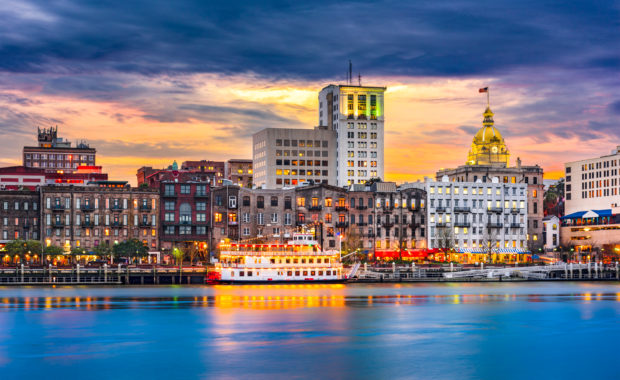 Savannah Georgia Skyline