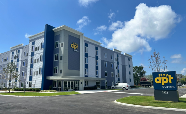 Exterior of stayAPT Hampton property.